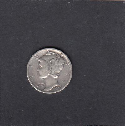 Beschrijving: 1 Dime MERCURY